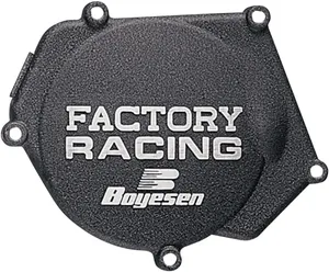 BOYESEN IGNITION COVER FACTORY RACING ALUMINUM REPLACEMENT BLACK