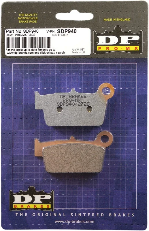 DP BRAKES BRAKE PAD SDP PRO MX HIGH FRICTION OFFROAD