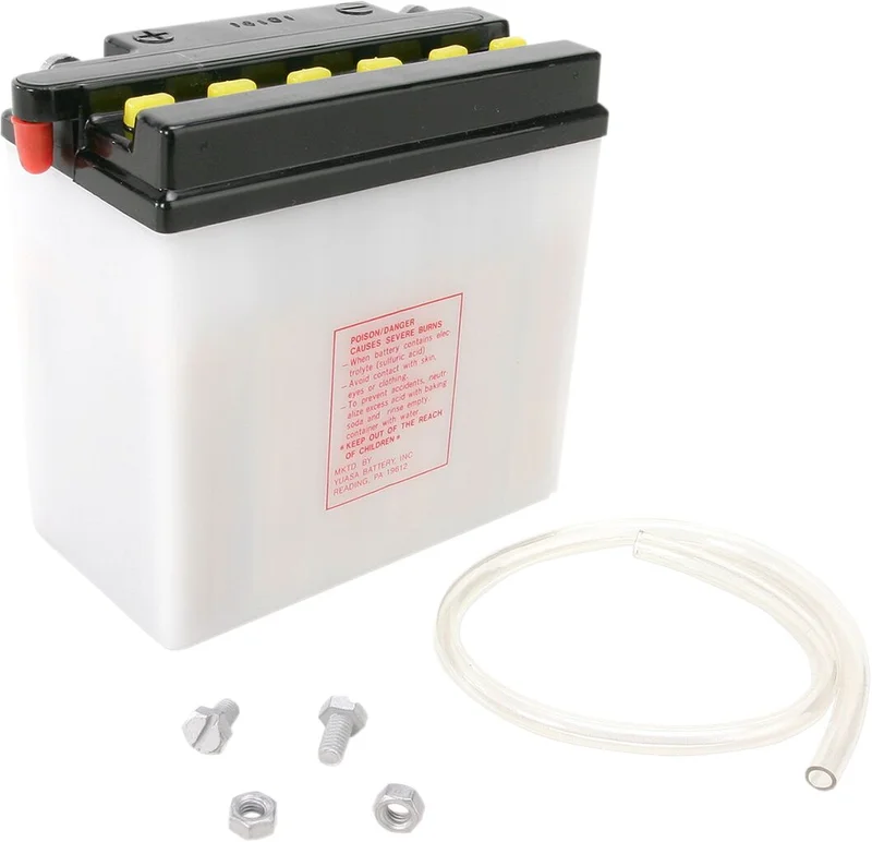 YUASA BATTERY PARTS UNLIMITED 12V 135 MM X 75 MM X 133 MM CONVENTIONAL LEAD ACID REPLACEMENT CLEAR