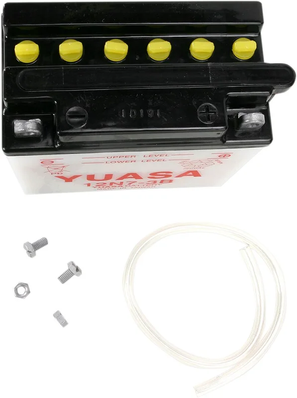 YUASA BATTERY PARTS UNLIMITED 12V 135 MM X 75 MM X 133 MM CONVENTIONAL LEAD ACID REPLACEMENT CLEAR