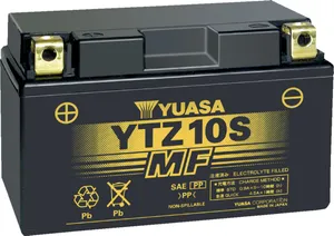 YUASA BATTERY YTZ® 12V 150 MM X 86 MM X 91,44 MM LEAD ACID MAINTENANCE FREE REPLACEMENT BLACK