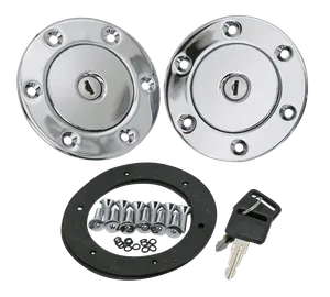 Zodiac (Genuine Zodiac Products) CHROME PLATED AERO-STYLE ALUMINUM GAS CAPS