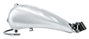 Zodiac (Genuine Zodiac Products) ONE PIECE STRETCHED SPORTBOB TANKS WITH DASH MOUNT FOR SPORTSTER 1982-2003