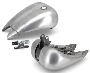 Zodiac (Genuine Zodiac Products) ONE PIECE 4" STRETCHED STEEL SMOOTH TOP GAS TANK FOR SOFTAIL