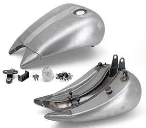 Zodiac (Genuine Zodiac Products) ONE PIECE 4" STRETCHED STEEL SMOOTH TOP GAS TANK FOR SOFTAIL