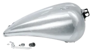Zodiac (Genuine Zodiac Products) ONE PIECE 2" STRETCHED SMOOTH TOP STEEL GAS TANK FOR DYNA