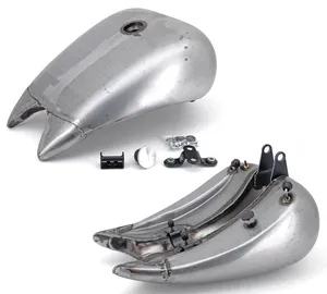 Zodiac (Genuine Zodiac Products) ONE PIECE 4" STRETCHED STEEL SMOOTH TOP GAS TANK FOR SOFTAIL