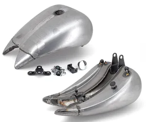 Zodiac (Genuine Zodiac Products) ONE PIECE 4" STRETCHED STEEL SMOOTH TOP GAS TANK FOR SOFTAIL