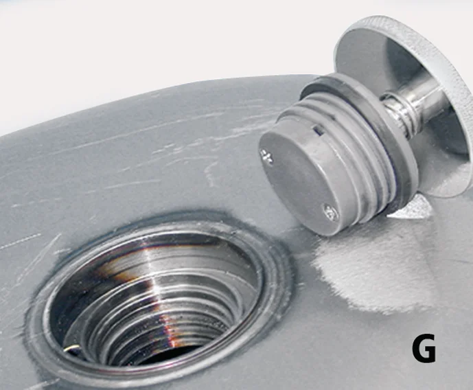 Zodiac (Genuine Zodiac Products) 23 Long Chopper Tank with Extra Wide Tunnel for Up to 2 3 8
