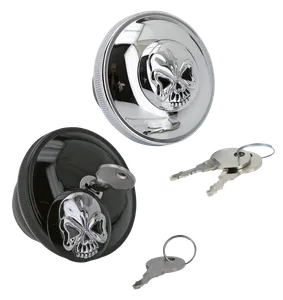 Zodiac (Genuine Zodiac Products) LOCKABLE THREE-DEE SKULLED GAS CAPS