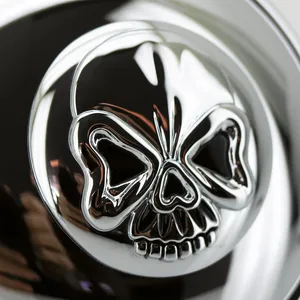 Zodiac (Genuine Zodiac Products) LOCKABLE THREE-DEE SKULLED GAS CAPS