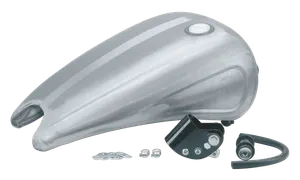 Zodiac (Genuine Zodiac Products) ONE PIECE 2" STRETCHED STEEL TANK WITH INDENTS FOR SPORTSTER