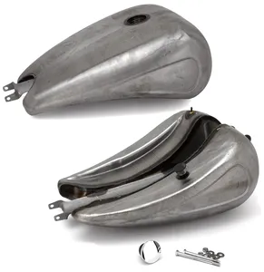 Zodiac (Genuine Zodiac Products) ONE PIECE 2" STRETCHED STEEL TANK WITH INDENTS FOR SPORTSTER