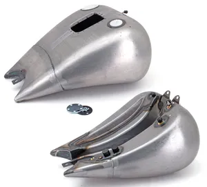 Zodiac (Genuine Zodiac Products) 2" STRETCHED CUSTOM STYLE TANKS WITH DASH MOUNT FOR SOFTAIL TWIN CAM