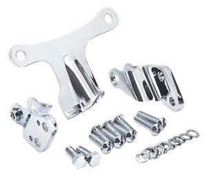 Zodiac (Genuine Zodiac Products) CHROME MOTOR MOUNT KIT FOR 2004-2022 XL SPORTSTER