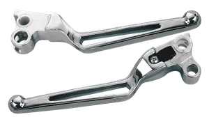 Zodiac (Genuine Zodiac Products) CHROME PLATED "STEALTH STYLE" CLUTCH & BRAKE LEVERS