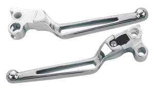 Zodiac (Genuine Zodiac Products) CHROME PLATED "STEALTH STYLE" CLUTCH & BRAKE LEVERS