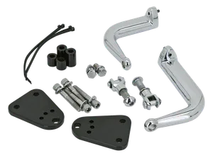 Zodiac (Genuine Zodiac Products) ADJUSTABLE HIGHWAY PEG SUPPORT KIT FOR SPORTSTER
