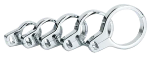Zodiac (Genuine Zodiac Products) CHROME PLATED BILLET ALUMINUM DUAL CABLE CLAMPS