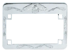 Zodiac (Genuine Zodiac Products) DELUXE CHROME LICENSE PLATE FRAME