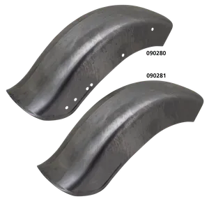 Zodiac (Genuine Zodiac Products) FATSO EXTRA-WIDE STEEL FAT BOB REAR FENDER