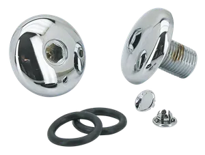 Zodiac (Genuine Zodiac Products) CHROME CUSTOM FORK TUBE CAP SCREWS