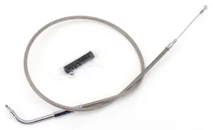 Zodiac (Genuine Zodiac Products) T04 - THROTTLE & IDLE CABLE 1996-2015 SOFTAIL, 1996-2017 DYNA, 1996-2001 CARBURETOR EQUIPPED TOURING & 2007 TO PRESENT SPORTSTER