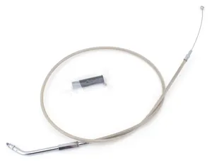 Zodiac (Genuine Zodiac Products) T04 - THROTTLE & IDLE CABLE 1996-2015 SOFTAIL, 1996-2017 DYNA, 1996-2001 CARBURETOR EQUIPPED TOURING & 2007 TO PRESENT SPORTSTER