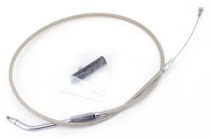 Zodiac (Genuine Zodiac Products) T04 - THROTTLE & IDLE CABLE 1996-2015 SOFTAIL, 1996-2017 DYNA, 1996-2001 CARBURETOR EQUIPPED TOURING & 2007 TO PRESENT SPORTSTER