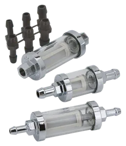 Zodiac (Genuine Zodiac Products) CHROME SEE-THROUGH FUEL FILTER