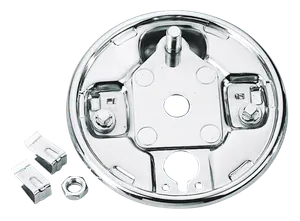 Zodiac (Genuine Zodiac Products) CHROME REAR BRAKE BACKING PLATES