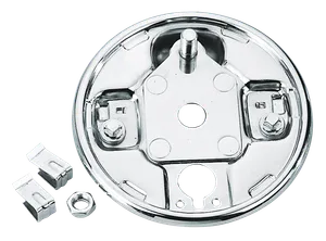 Zodiac (Genuine Zodiac Products) CHROME REAR BRAKE BACKING PLATES