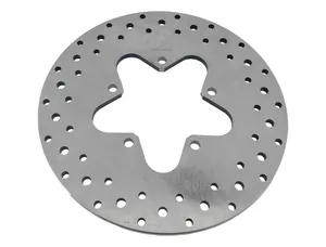 Zodiac (Genuine Zodiac Products) POLISHED AND DRILLED STAINLESS STEEL DISC BRAKE ROTORS