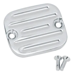 Zodiac (Genuine Zodiac Products) CHROME GROOVED MASTER CYLINDER COVER 1996 STYLE