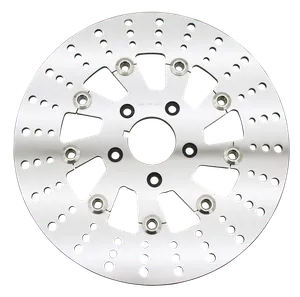 Zodiac (Genuine Zodiac Products) DRILLED POLISHED STAINLESS STEEL FULLFLOATING DISC ROTORS