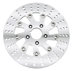 Zodiac (Genuine Zodiac Products) DRILLED POLISHED STAINLESS STEEL FULLFLOATING DISC ROTORS