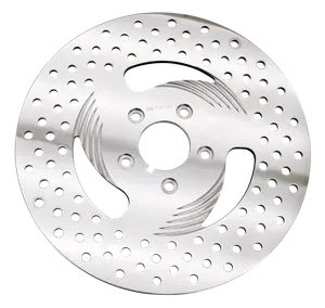 Zodiac (Genuine Zodiac Products) REV"O"LUTION "DIRECTIONAL" DRILLED POLISHED DISC BRAKE ROTORS
