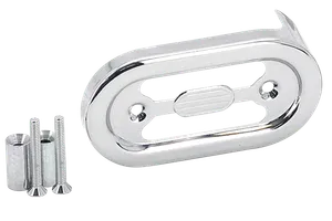 Zodiac (Genuine Zodiac Products) CHROME PLATED OVAL SHAPED REGULATOR COVERS