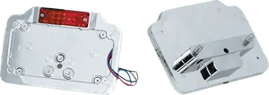 Zodiac (Genuine Zodiac Products) LICENSE PLATE BRACKETS WITH LED TAILLIGHTS