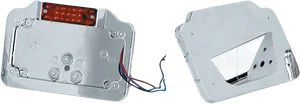Zodiac (Genuine Zodiac Products) LICENSE PLATE BRACKETS WITH LED TAILLIGHTS