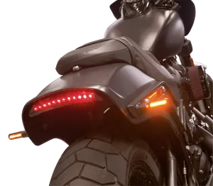 Zodiac (Genuine Zodiac Products) REVOX CHOPPED FENDER LIGHTS FOR SPORTSTER & MILWAUKEE EIGHT FAT BOB