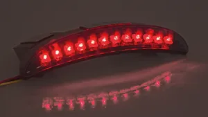 Zodiac (Genuine Zodiac Products) REVOX CHOPPED FENDER LIGHTS FOR SPORTSTER & MILWAUKEE EIGHT FAT BOB