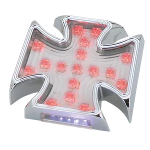 Zodiac (Genuine Zodiac Products) CHROME BILLET MALTESE STYLE LED TAILLIGHT