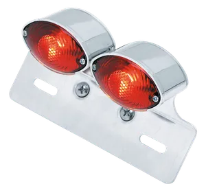 Zodiac (Genuine Zodiac Products) UNIVERSAL DUAL MINI CAT EYE TAILLIGHT WITH LICENSE BRACKET