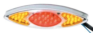 Zodiac (Genuine Zodiac Products) UNIVERSAL LED TAILLIGHT WITH INTEGRATED LED TURN SIGNALS