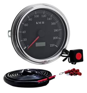 Zodiac (Genuine Zodiac Products) CABLE DRIVEN ELECTRONIC SPEEDO FOR 1947 TO PRESENT DASH