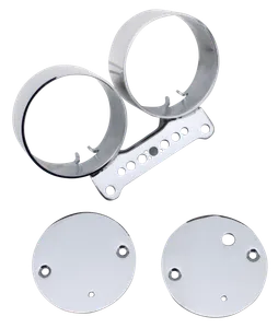 Zodiac (Genuine Zodiac Products) INSTRUMENT BRACKETS FOR SPORTSTER, DYNA & POLICE ROAD KING