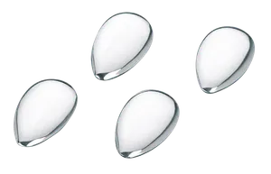 Zodiac (Genuine Zodiac Products) CHROME TEARDROP CONCHO