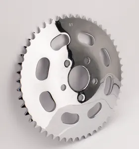 Zodiac (Genuine Zodiac Products) CHROME PLATED REAR SPROCKET WITH OVAL CUTOUTS