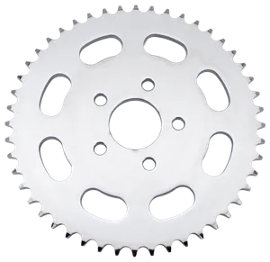 Zodiac (Genuine Zodiac Products) CHROME PLATED REAR SPROCKET WITH OVAL CUTOUTS